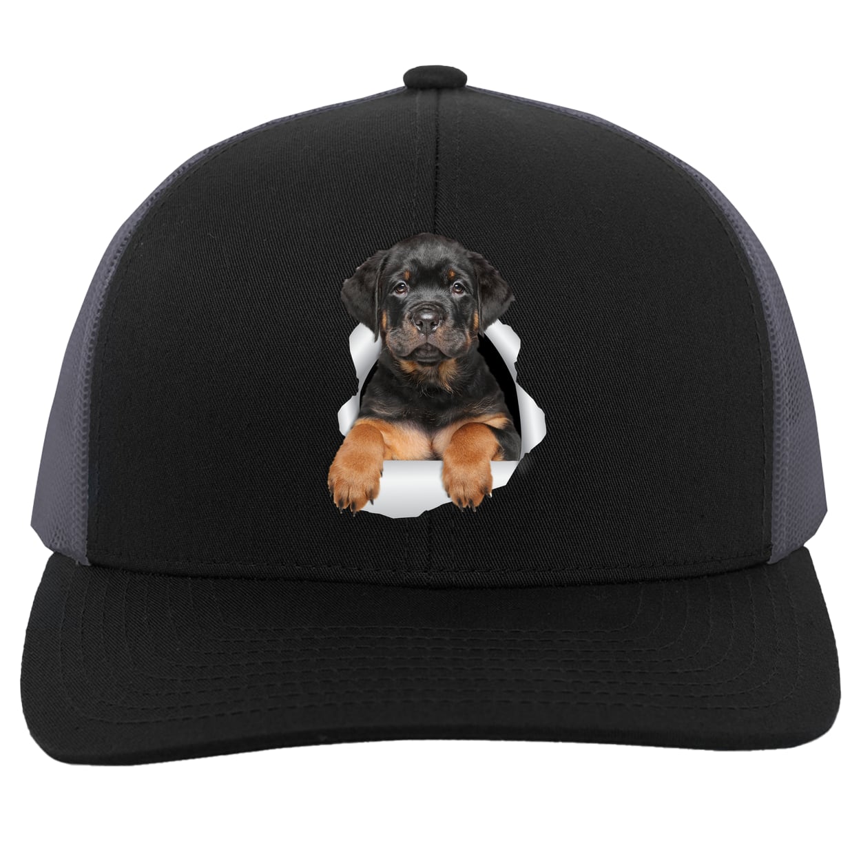 104C Trucker Snap Back - Black/Graphite