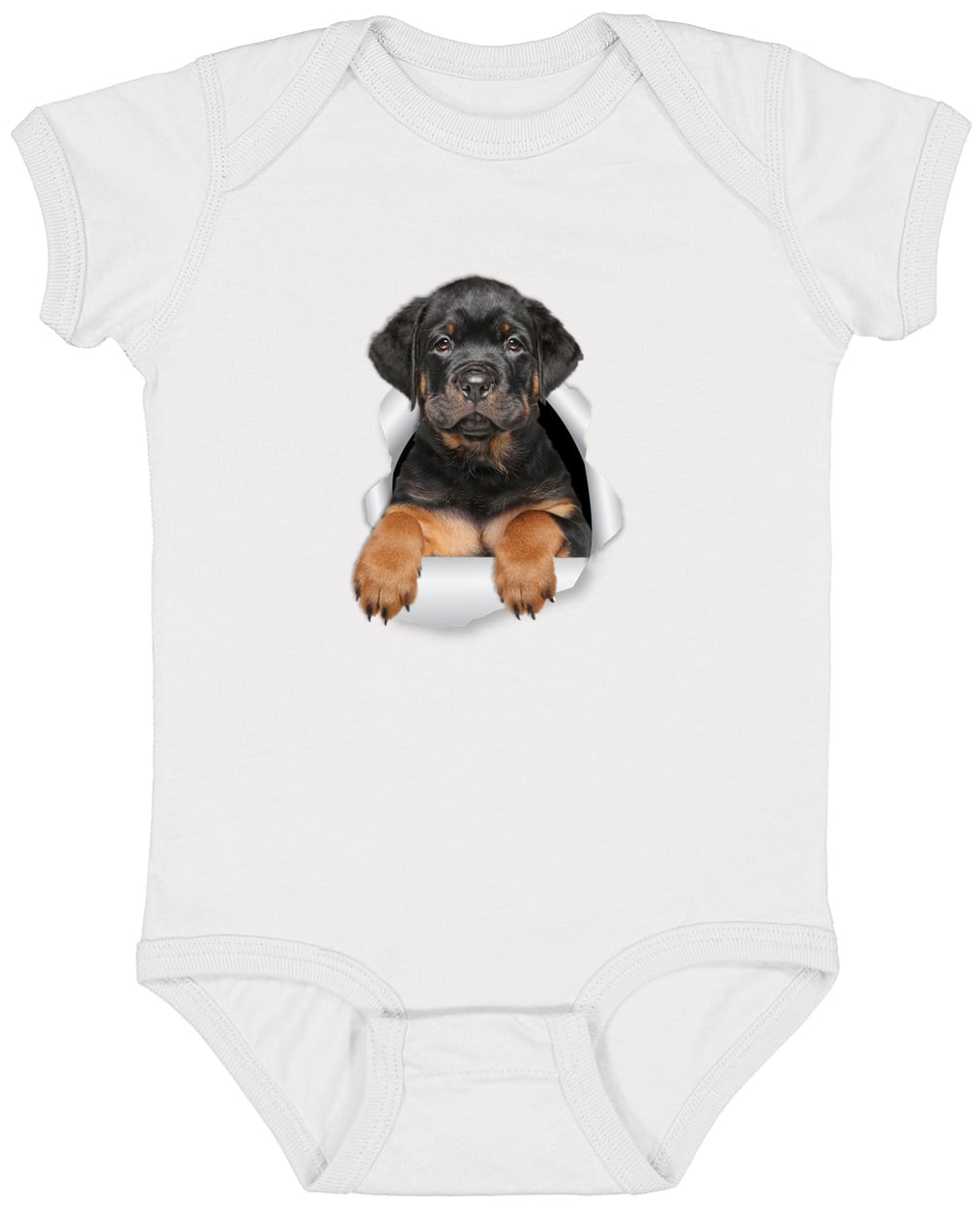 4424 Infant Fine Jersey Bodysuit - White
