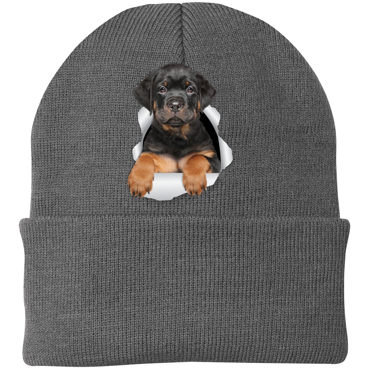 CP90 Port & Company Knit Beanie - Athletic Oxford