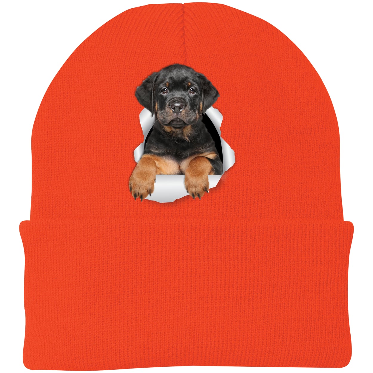 CP90 Port & Company Knit Beanie - Athletic Orange