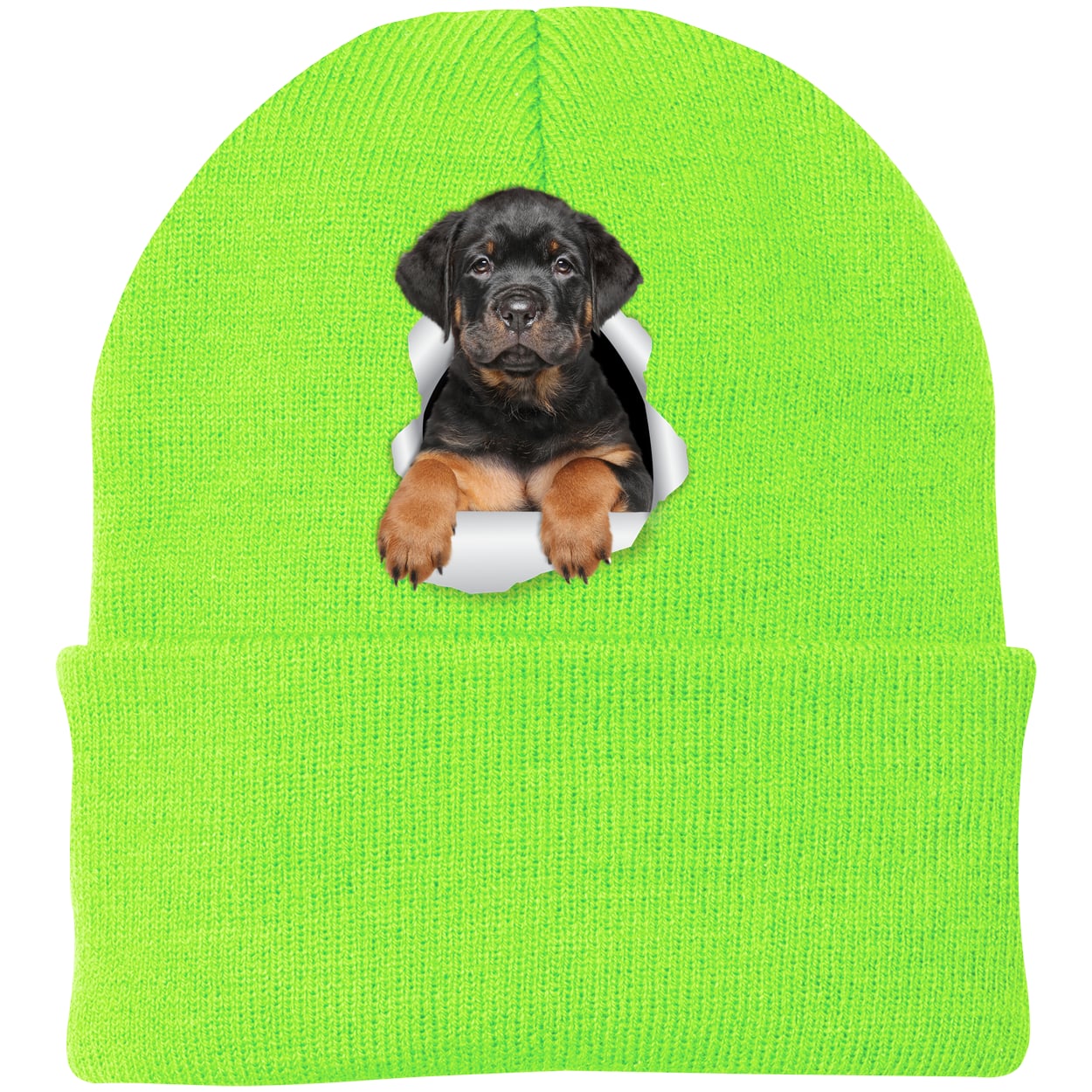 CP90 Port & Company Knit Beanie - Neon Green