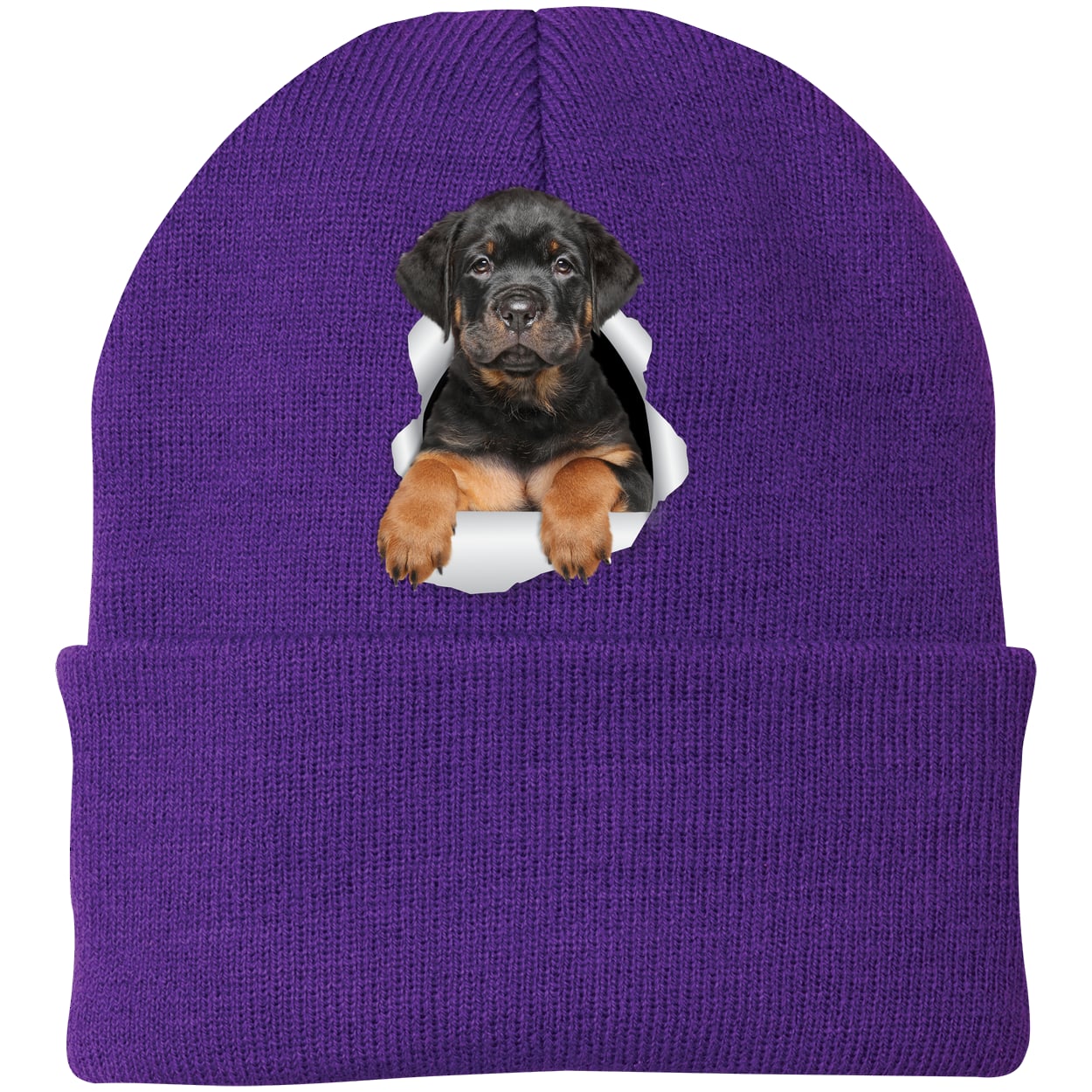 CP90 Port & Company Knit Beanie - Athletic Purple