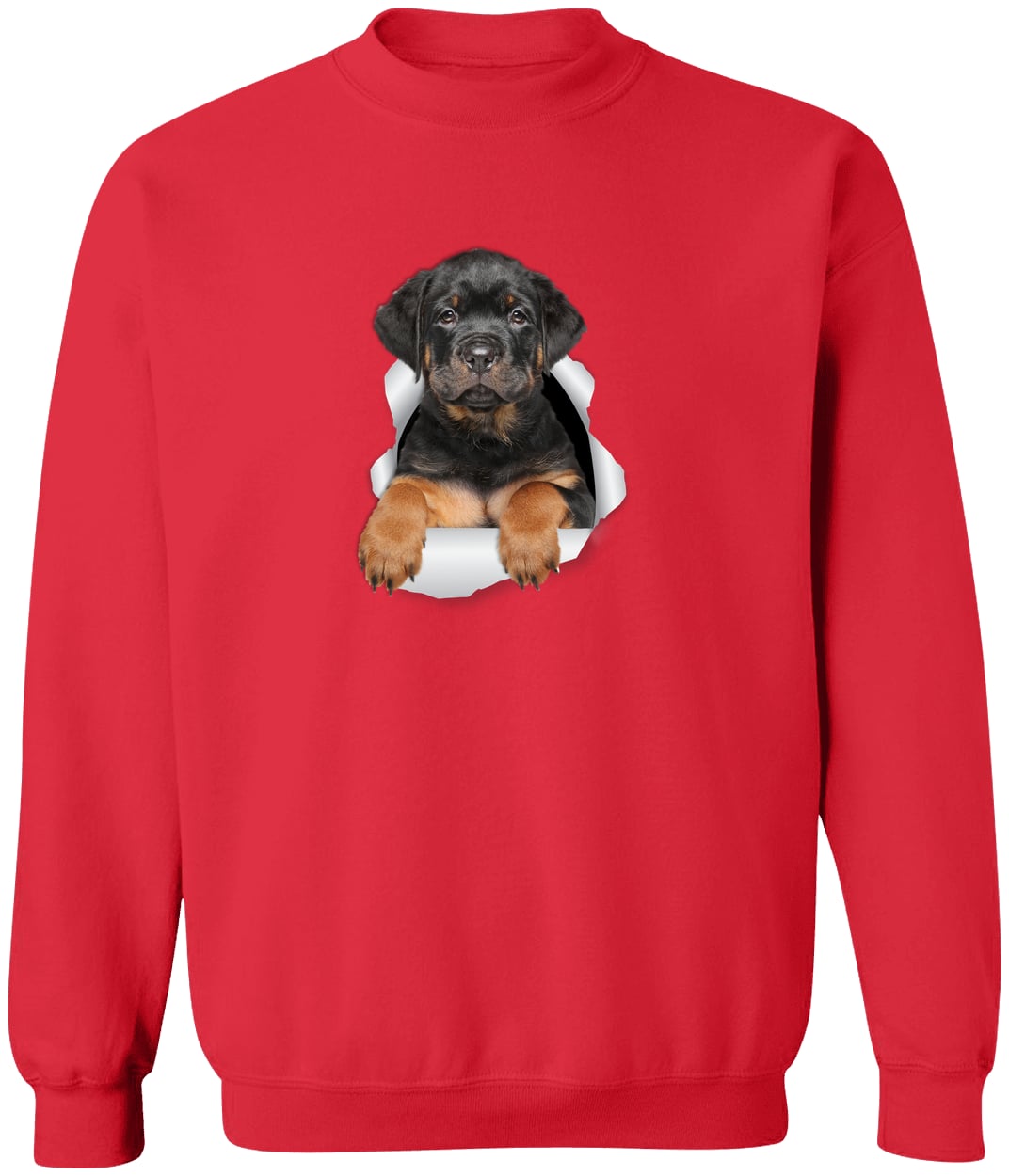 G180 Gildan Crewneck Pullover Sweatshirt - Red