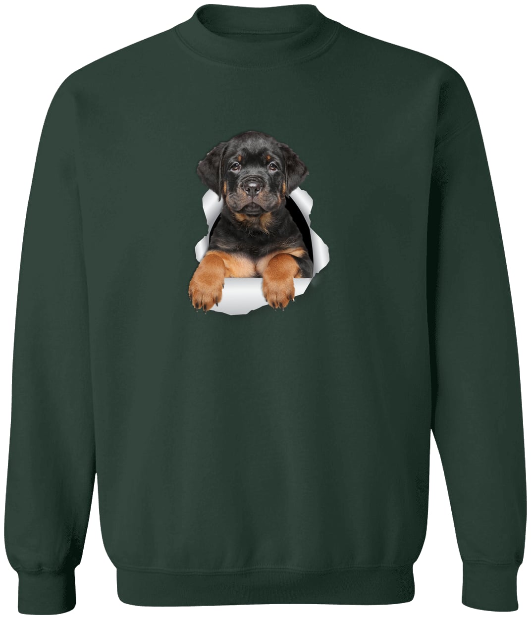 G180 Gildan Crewneck Pullover Sweatshirt - Forest Green