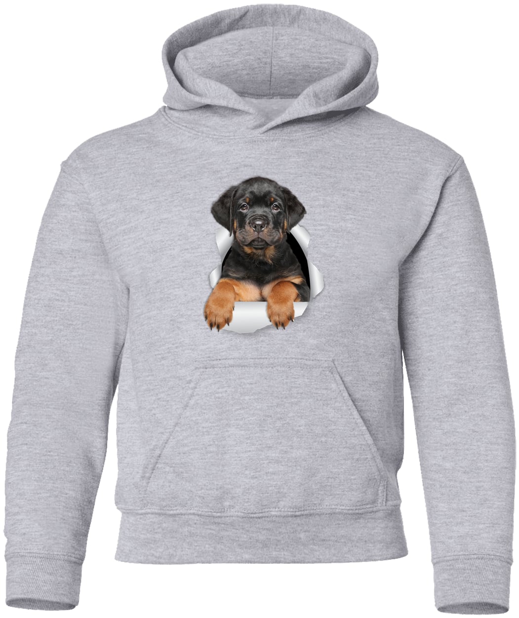 G185B Gildan Youth Pullover Hoodie - Sport Grey