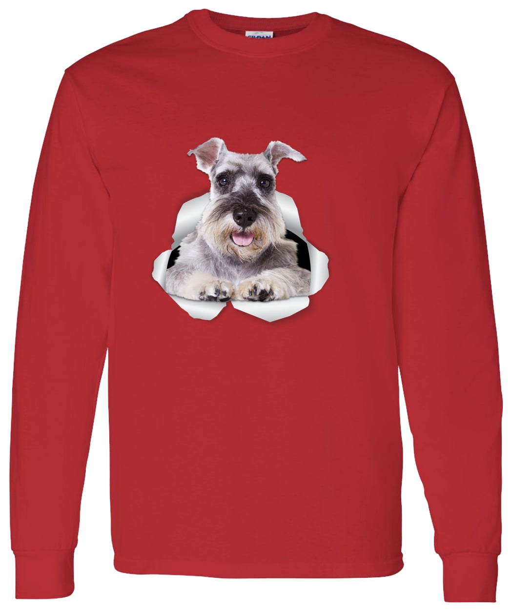 G540 LS T-Shirt 5.3 oz. - Red