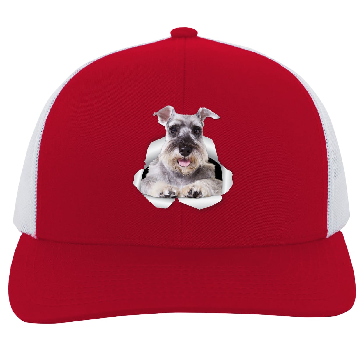 104C Trucker Snap Back - Red/White