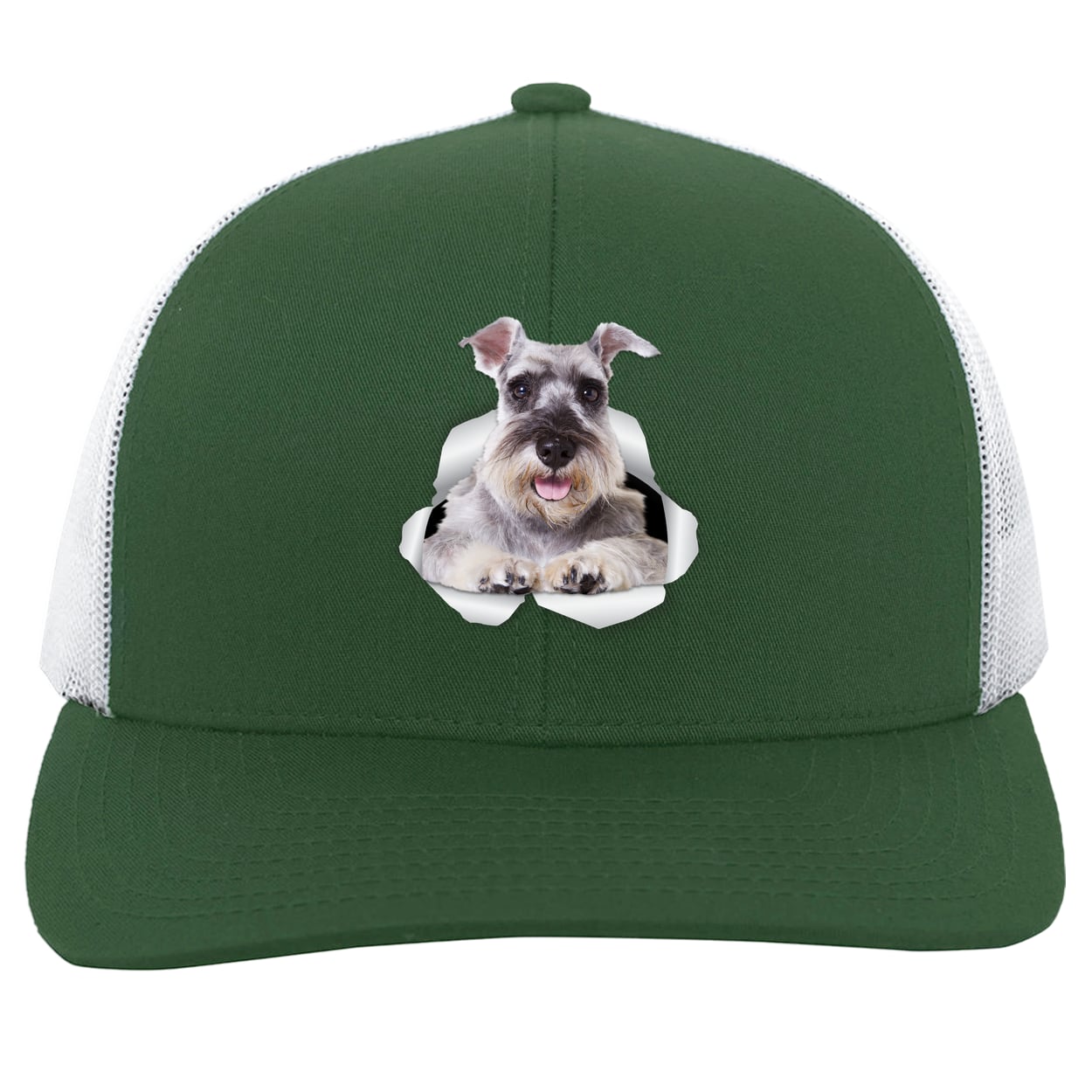 104C Trucker Snap Back - Dark Green/White