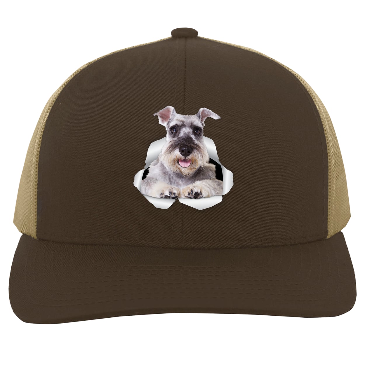 104C Trucker Snap Back - Brown/Khaki