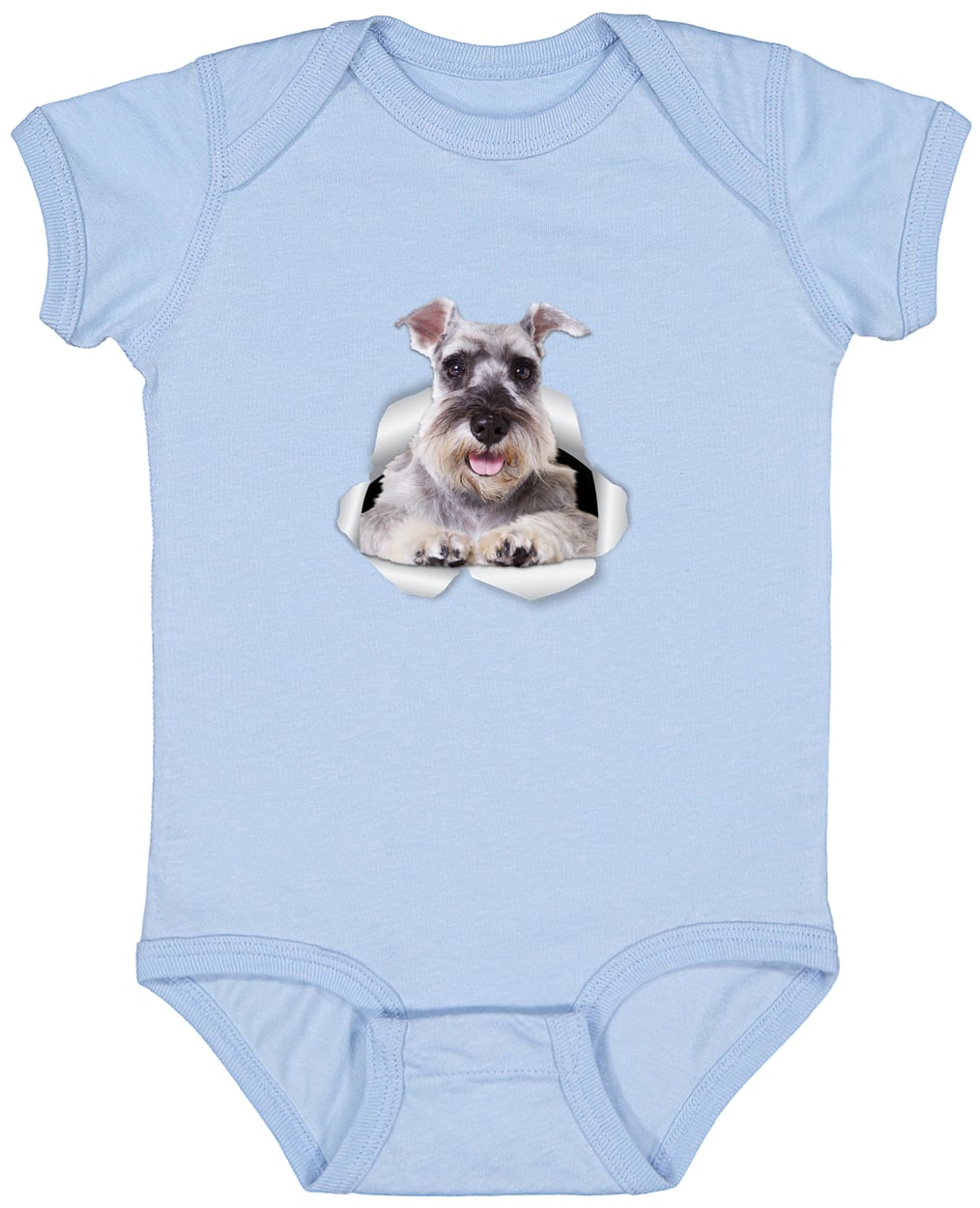 4424 Infant Fine Jersey Bodysuit - Light Blue