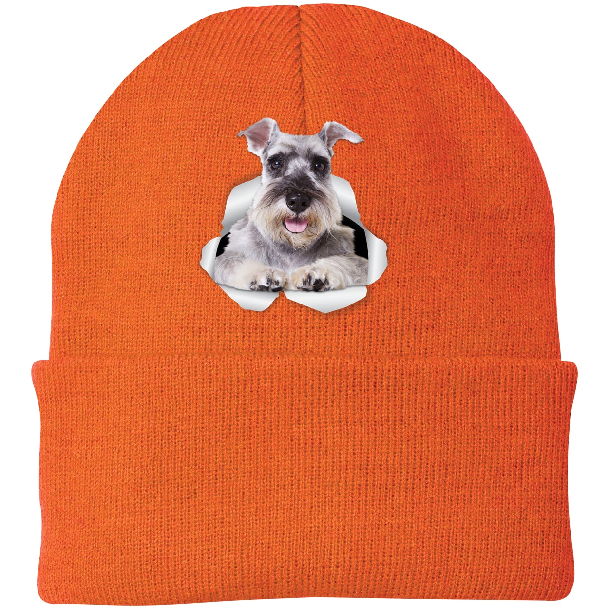 CP90 Port & Company Knit Beanie - Neon Orange