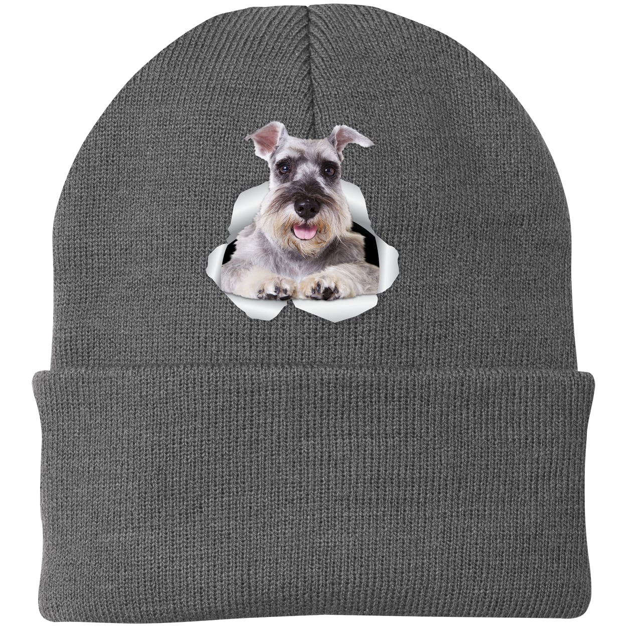 CP90 Port & Company Knit Beanie - Athletic Oxford