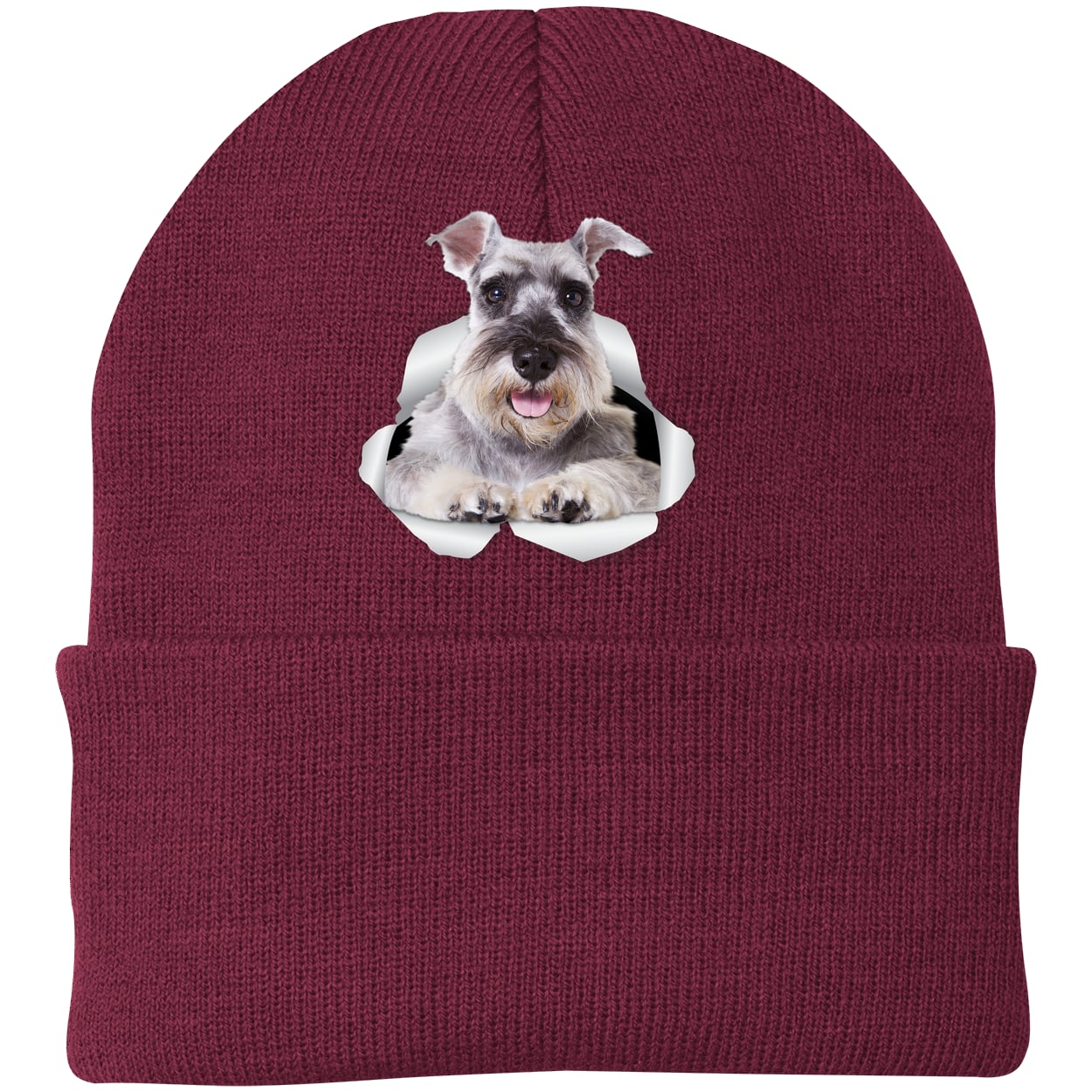 CP90 Port & Company Knit Beanie - Maroon