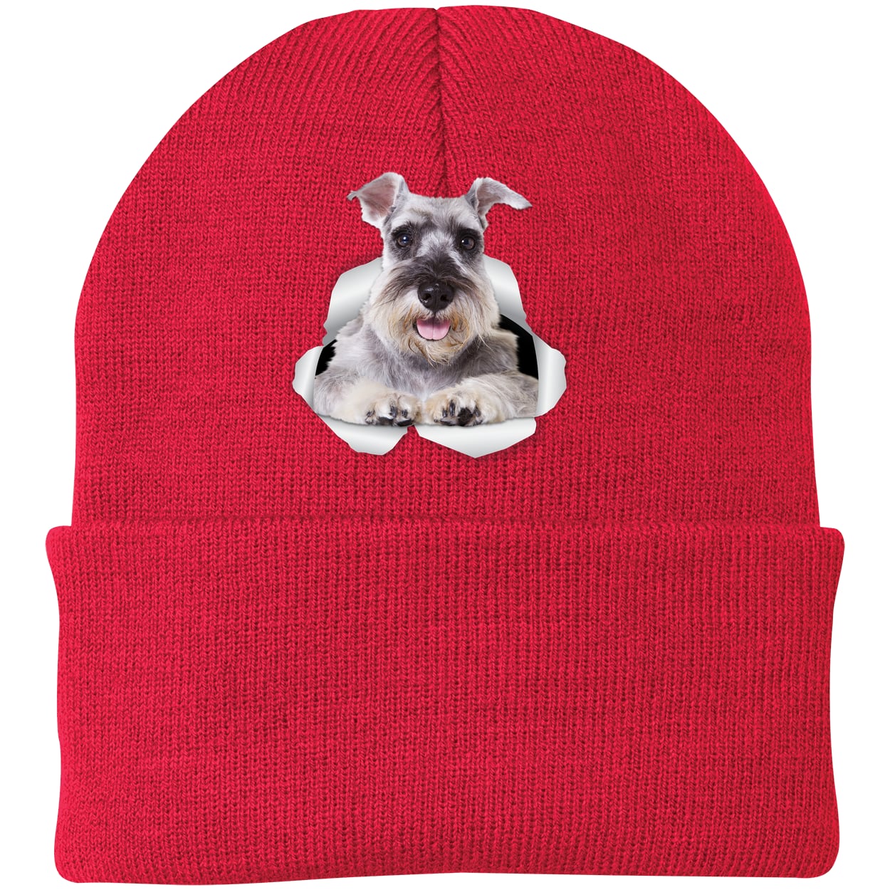 CP90 Port & Company Knit Beanie - Athletic Red