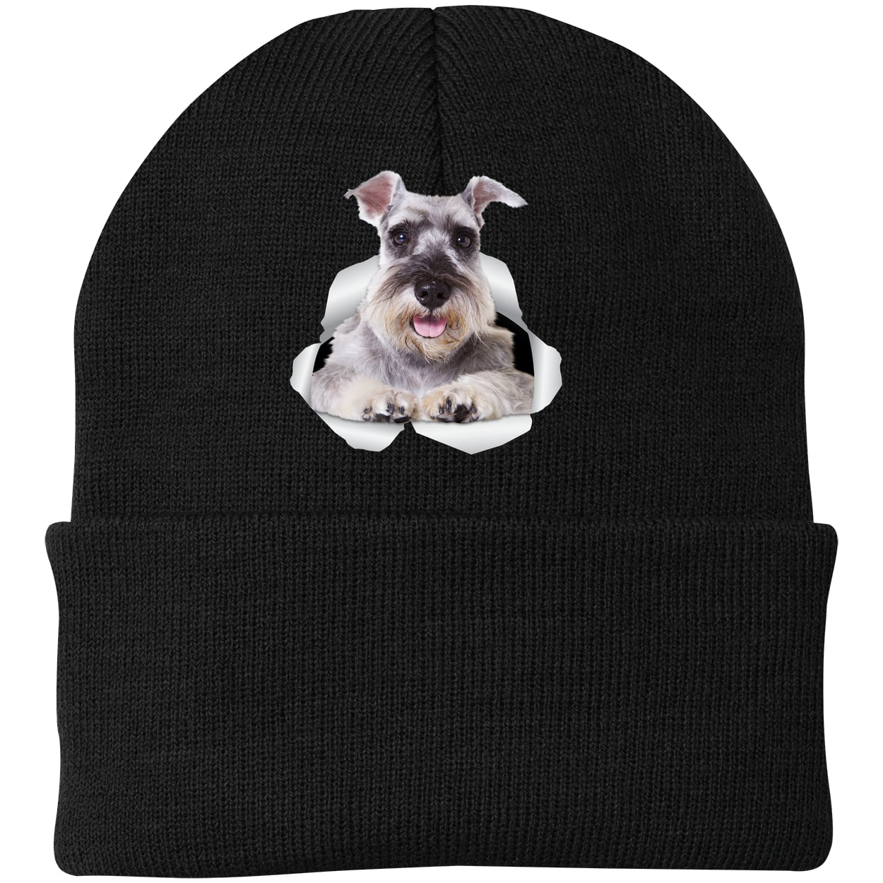 CP90 Port & Company Knit Beanie - Black