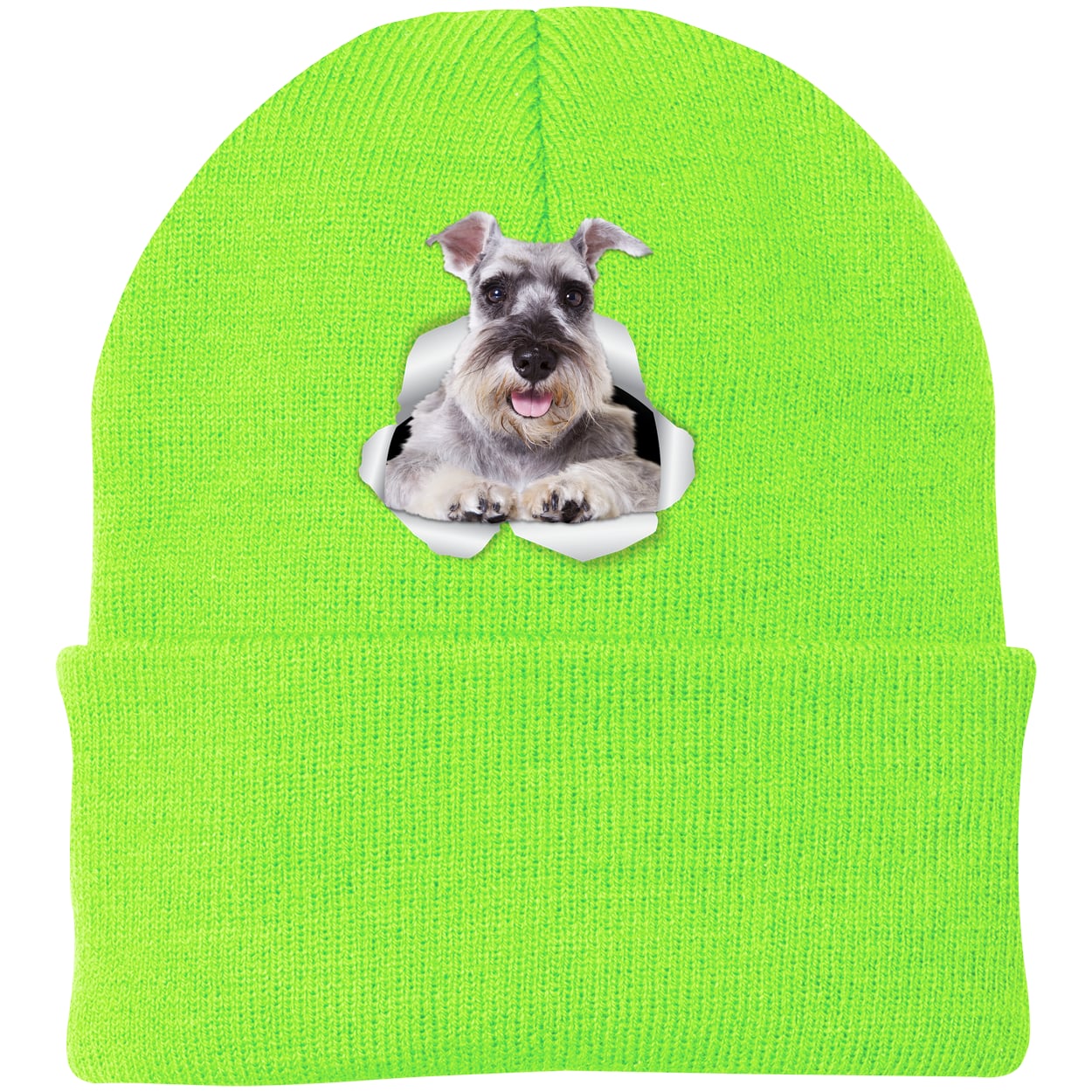 CP90 Port & Company Knit Beanie - Neon Green