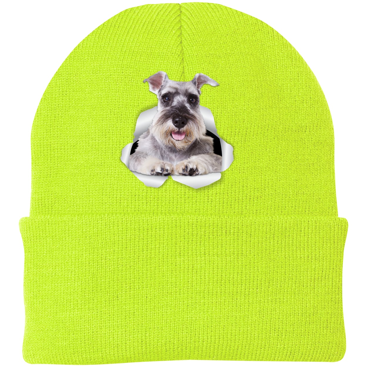 CP90 Port & Company Knit Beanie - Neon Yellow