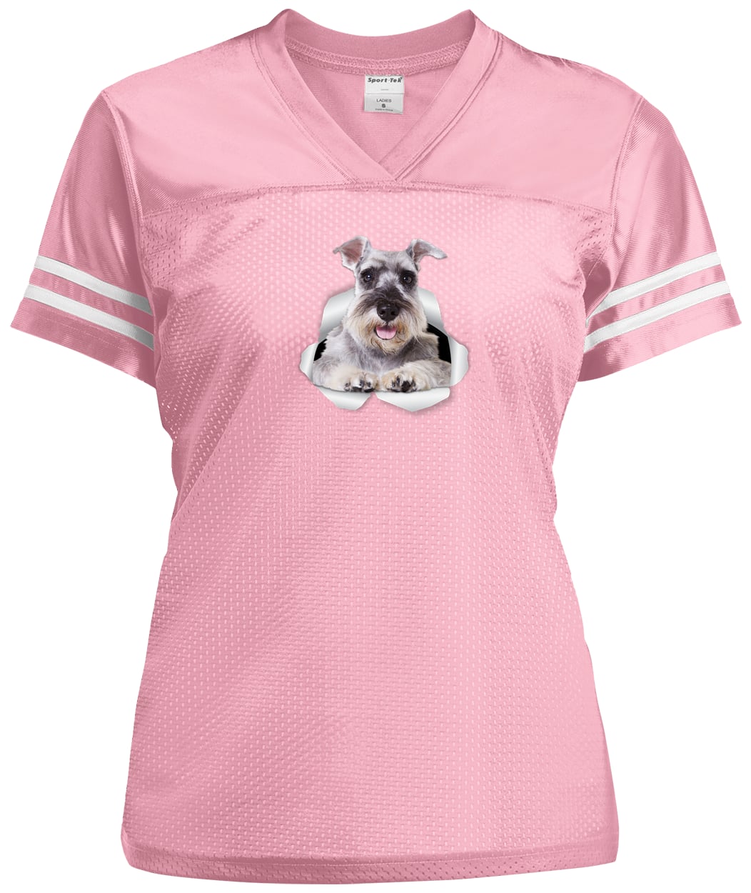 LST307 Sport-Tek Ladies' Replica Jersey - Light Pink/White