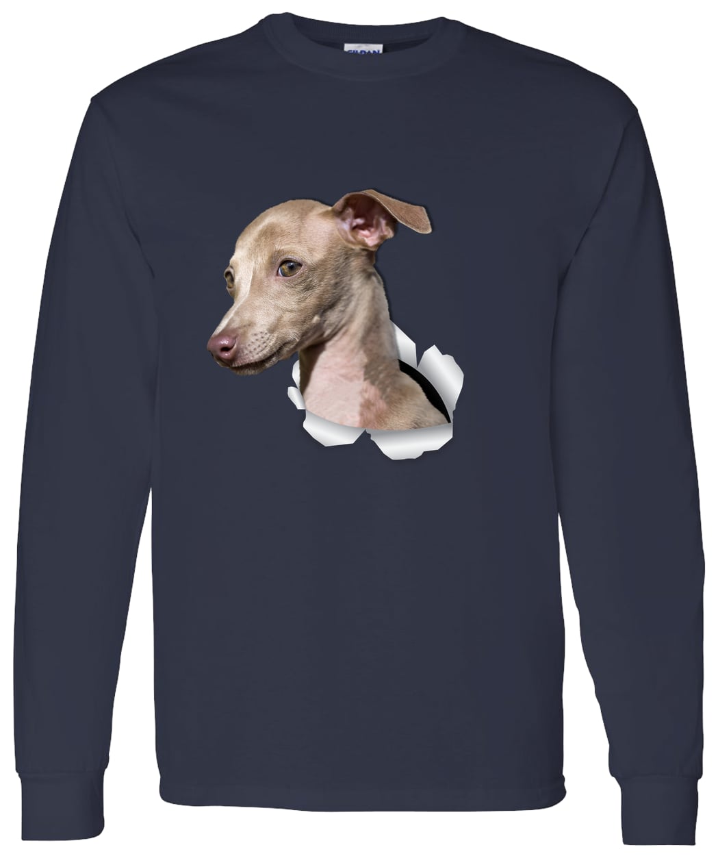 G540 LS T-Shirt 5.3 oz. - Navy