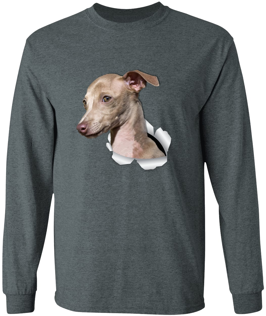 G540 LS T-Shirt 5.3 oz. - Dark Heather