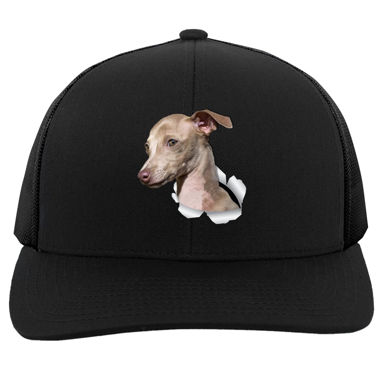 104C Trucker Snap Back - Black