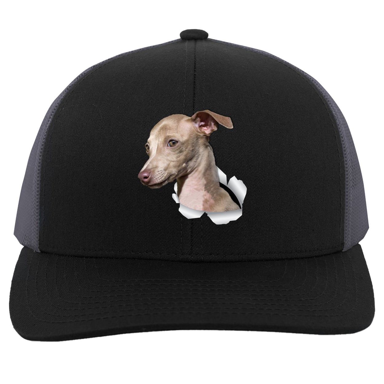 104C Trucker Snap Back - Black/Graphite