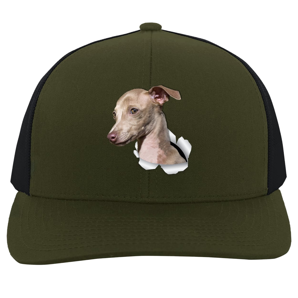 104C Trucker Snap Back - Moss/Charcoal