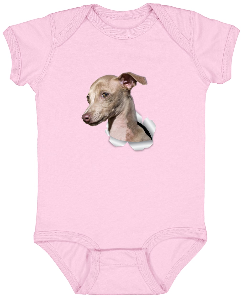 4424 Infant Fine Jersey Bodysuit - Pink