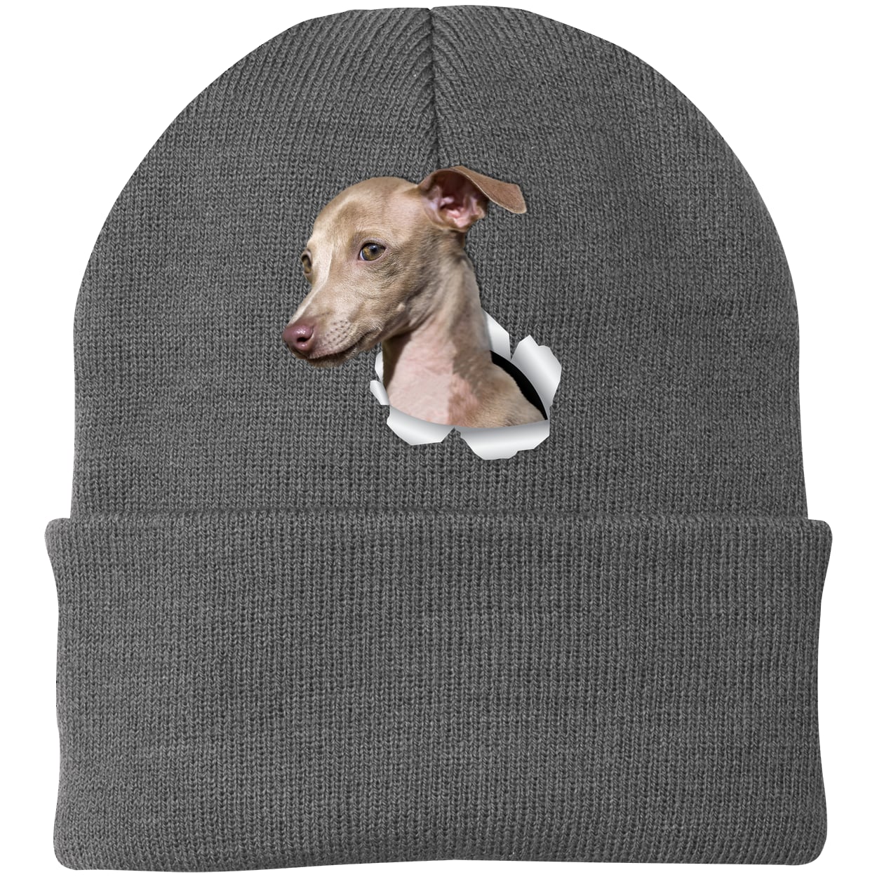 CP90 Port & Company Knit Beanie - Athletic Oxford
