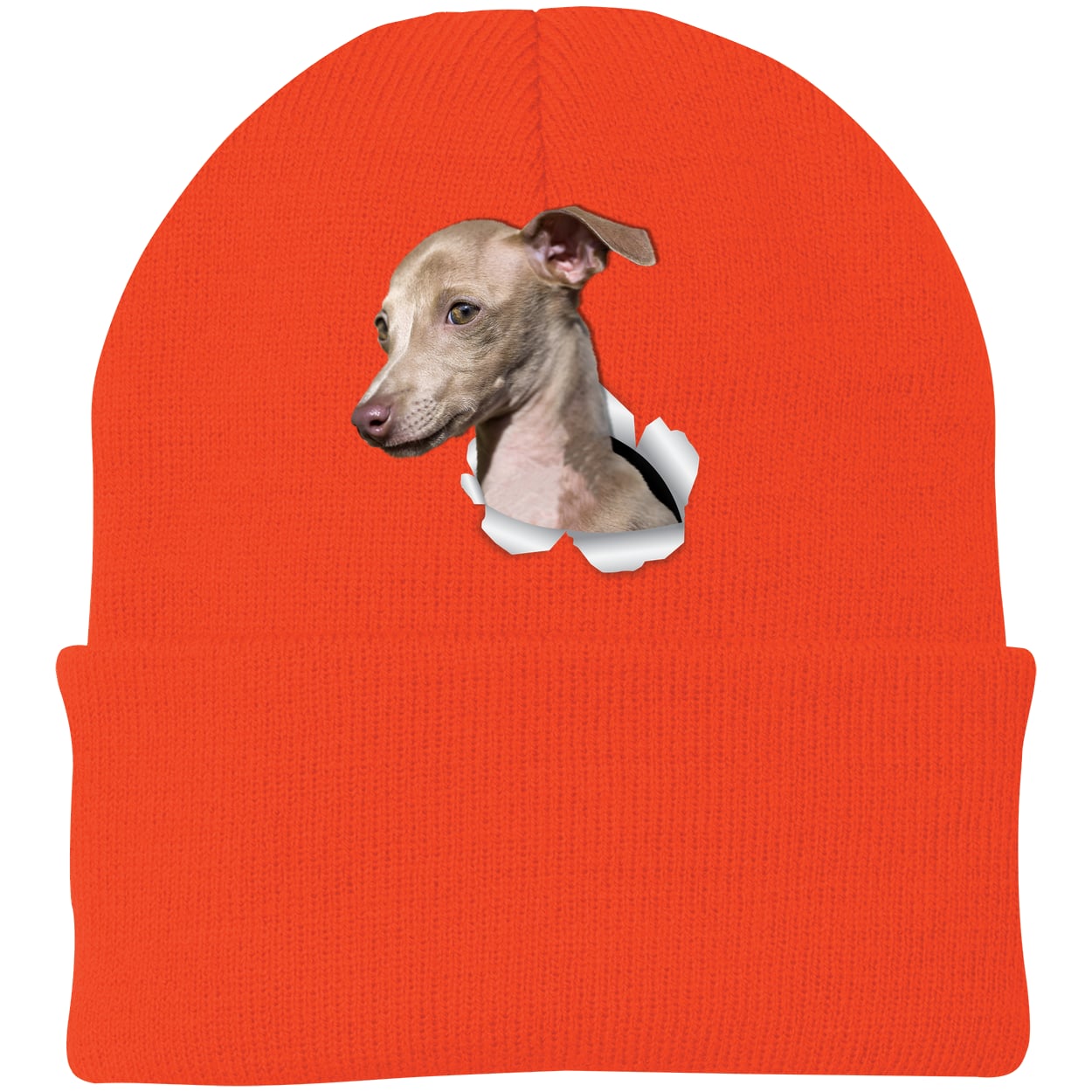 CP90 Port & Company Knit Beanie - Athletic Orange