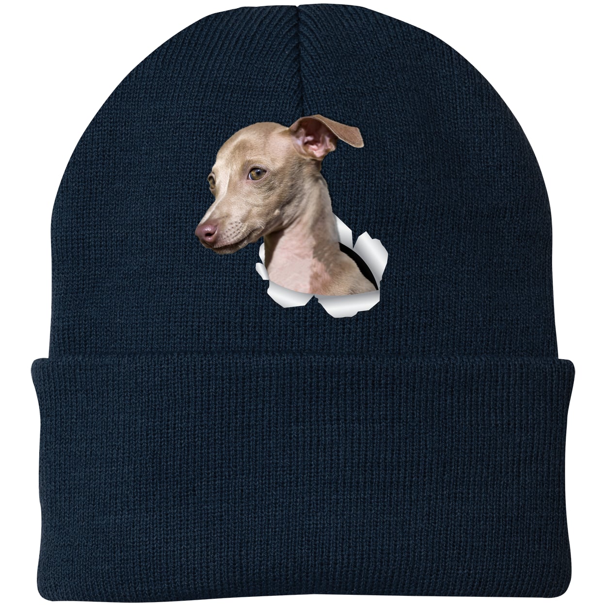 CP90 Port & Company Knit Beanie - Navy