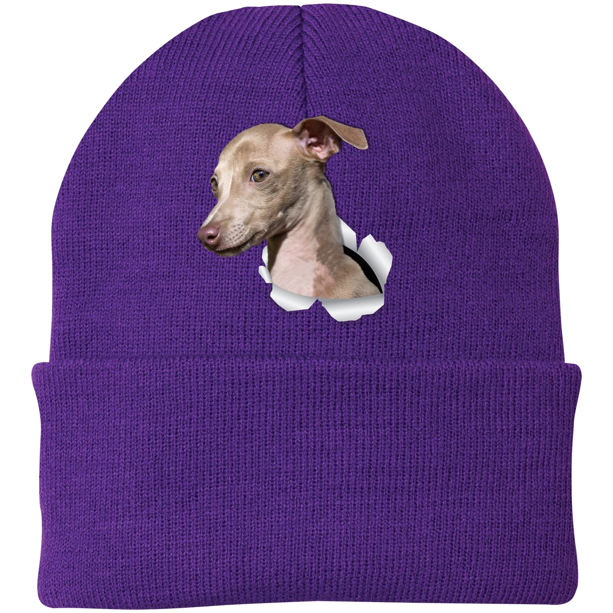 CP90 Port & Company Knit Beanie - Athletic Purple