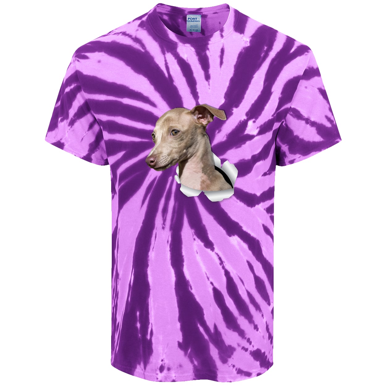 PC147 Port & Company Tie-Dye Tee - Purple