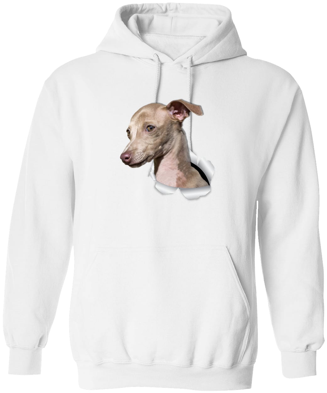 G185 Gildan Pullover Hoodie - White
