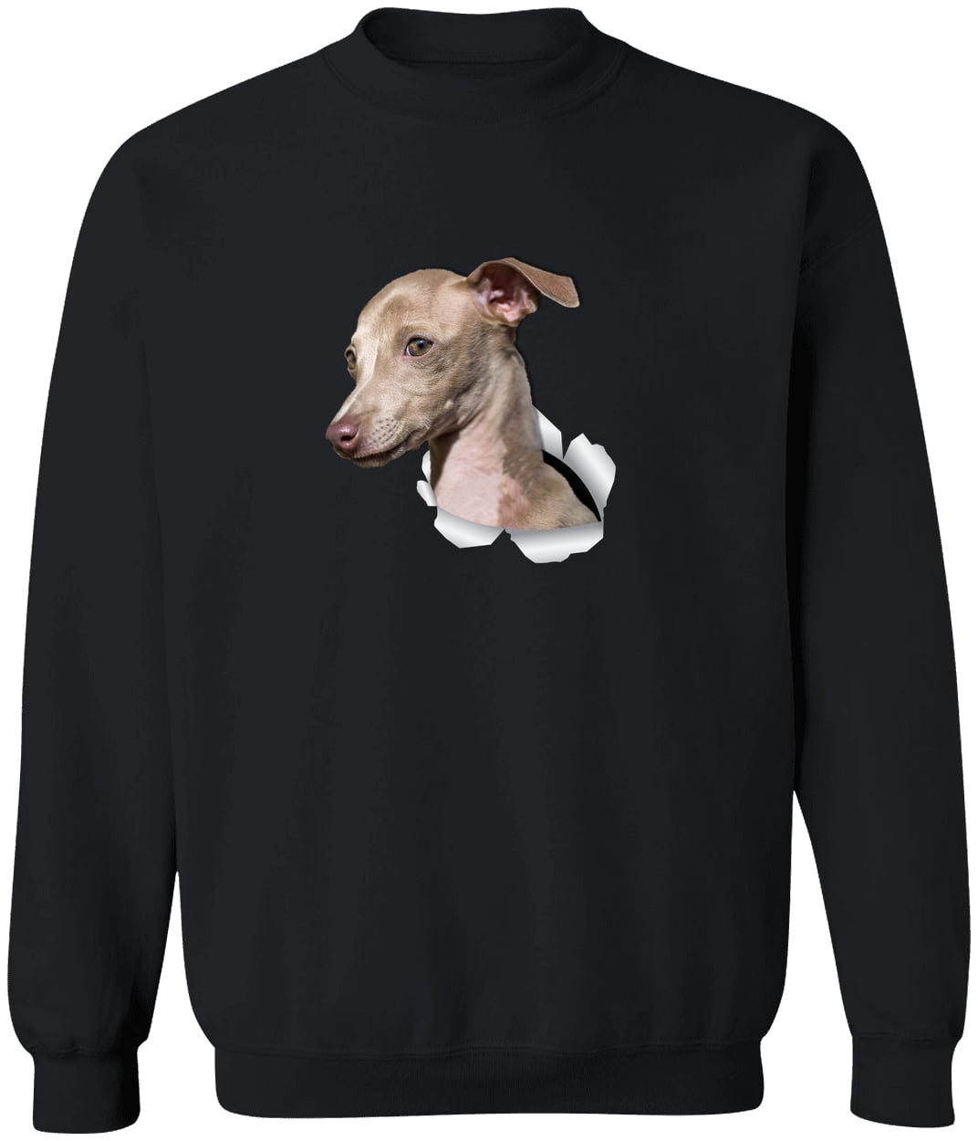 G180 Gildan Crewneck Pullover Sweatshirt - Black
