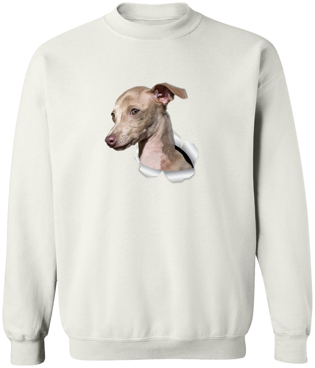 G180 Gildan Crewneck Pullover Sweatshirt - White
