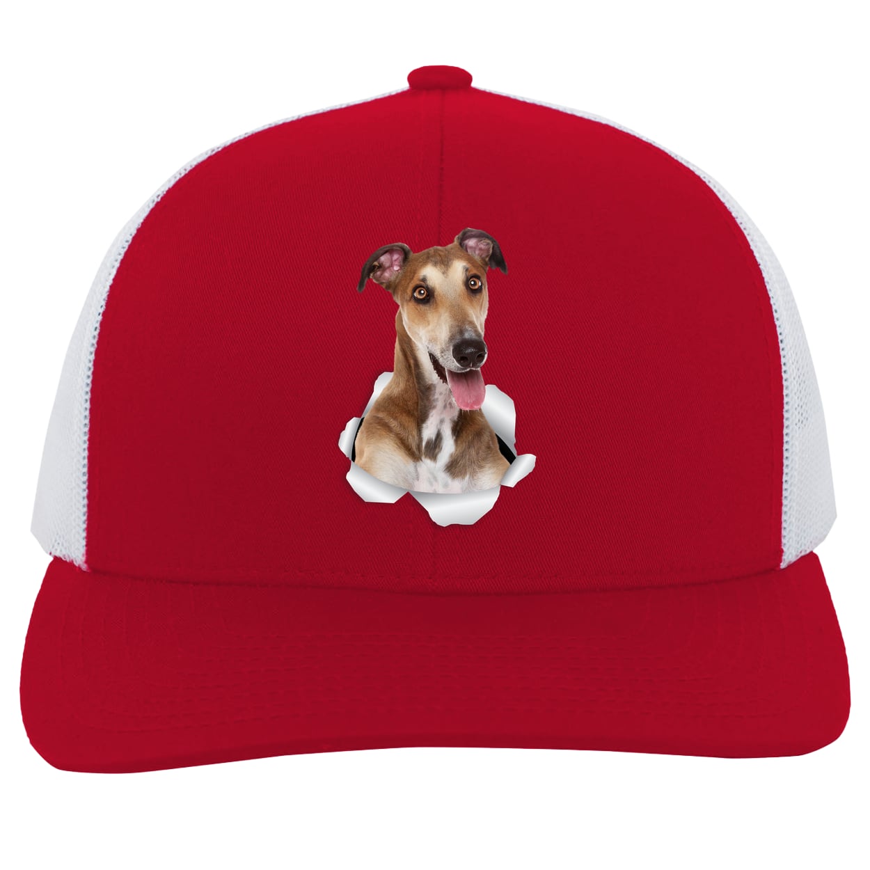 104C Trucker Snap Back - Red/White
