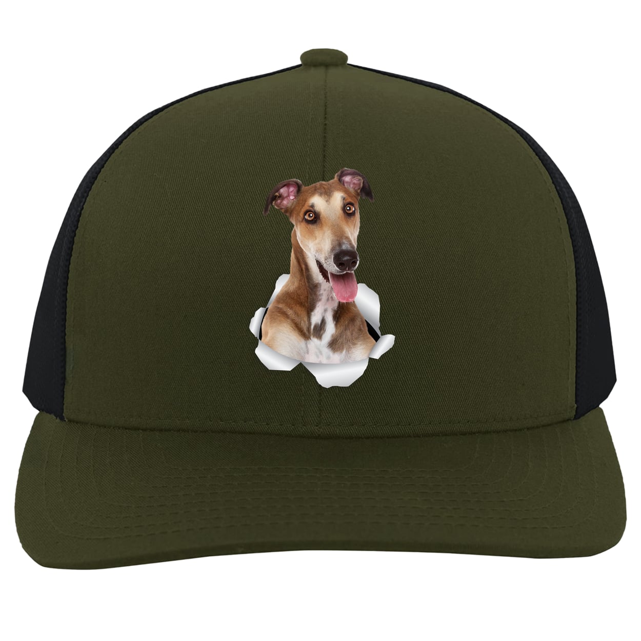 104C Trucker Snap Back - Moss/Charcoal