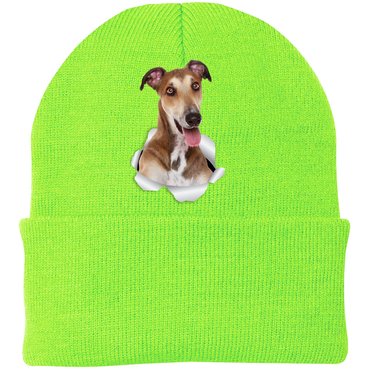 CP90 Port & Company Knit Beanie - Neon Green
