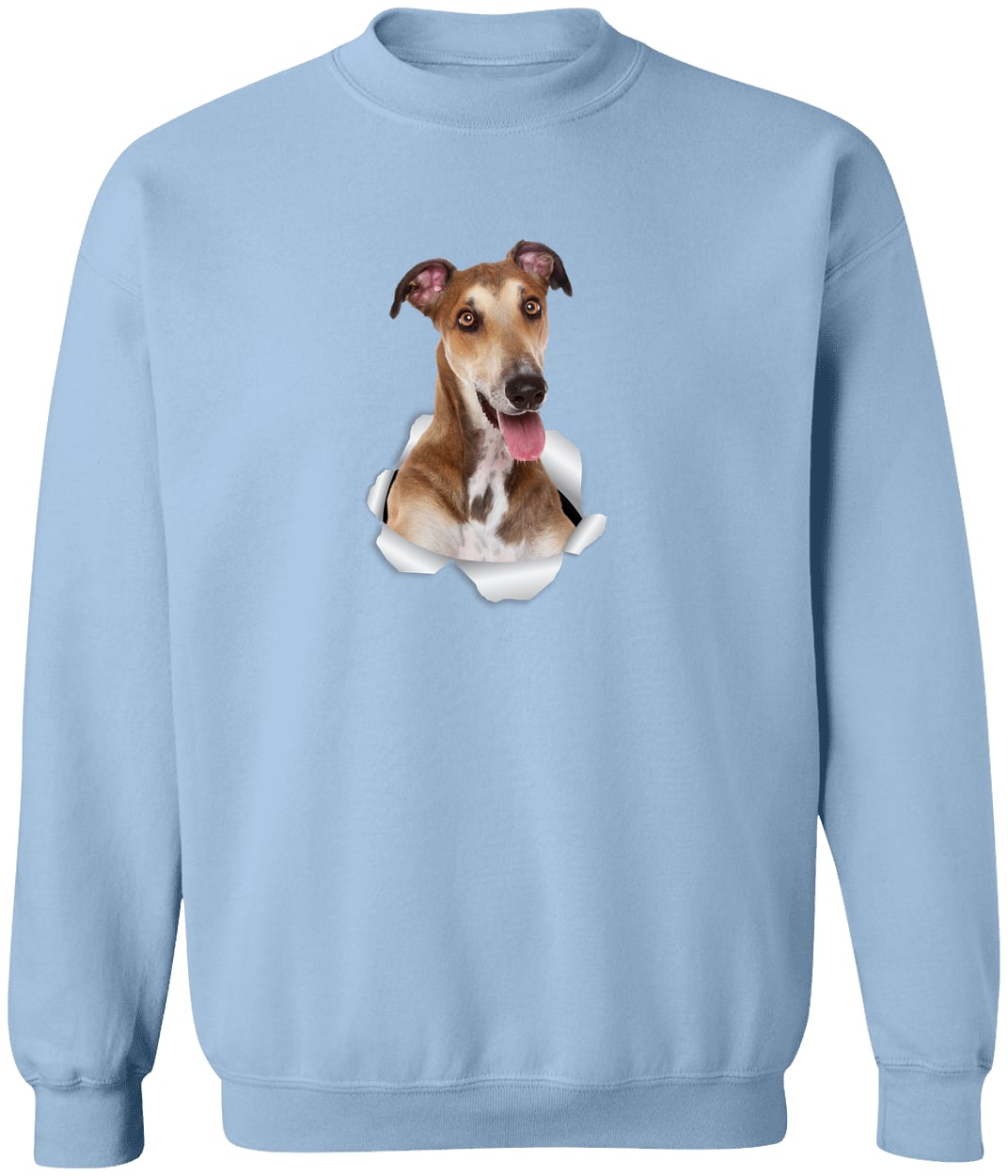 G180 Gildan Crewneck Pullover Sweatshirt - Light Blue