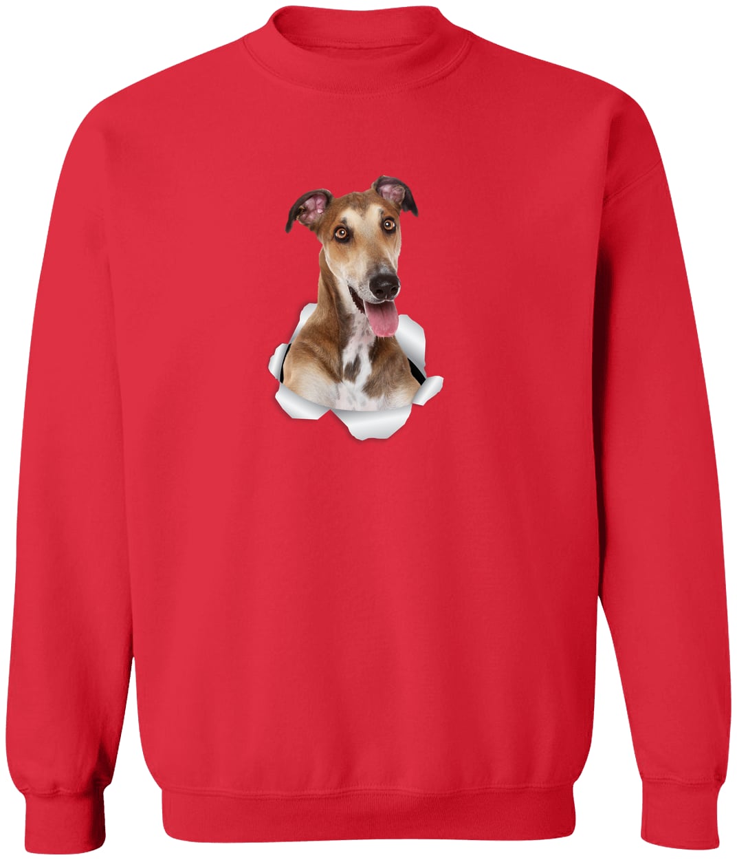 G180 Gildan Crewneck Pullover Sweatshirt - Red