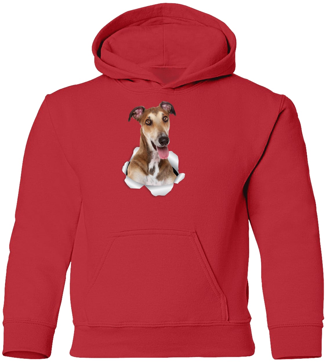 G185B Gildan Youth Pullover Hoodie - Red