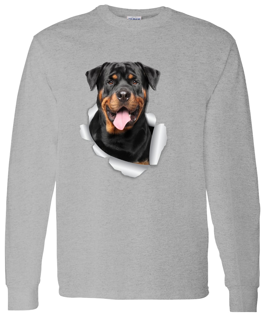 G540 LS T-Shirt 5.3 oz. - Sport Grey