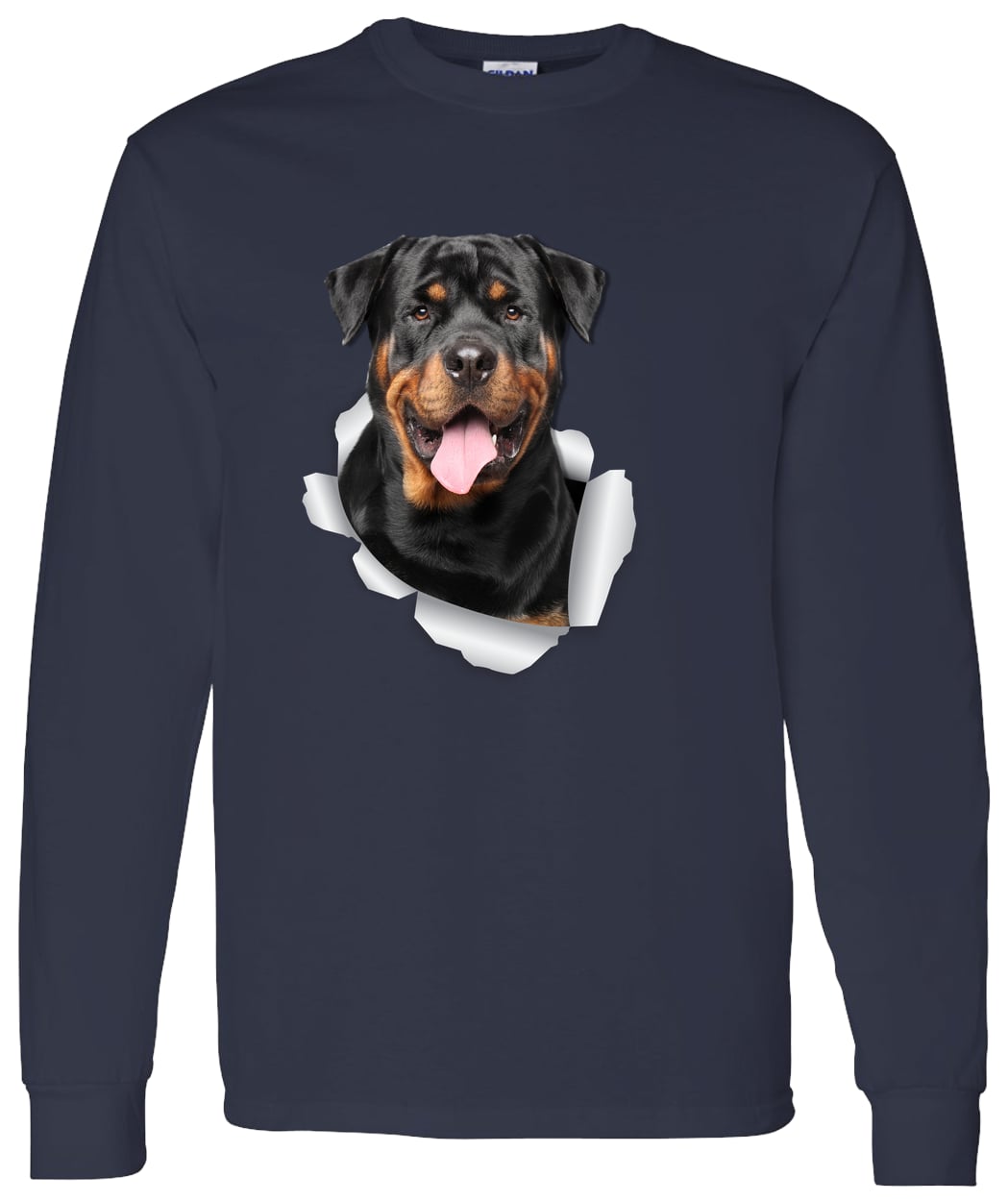 G540 LS T-Shirt 5.3 oz. - Navy