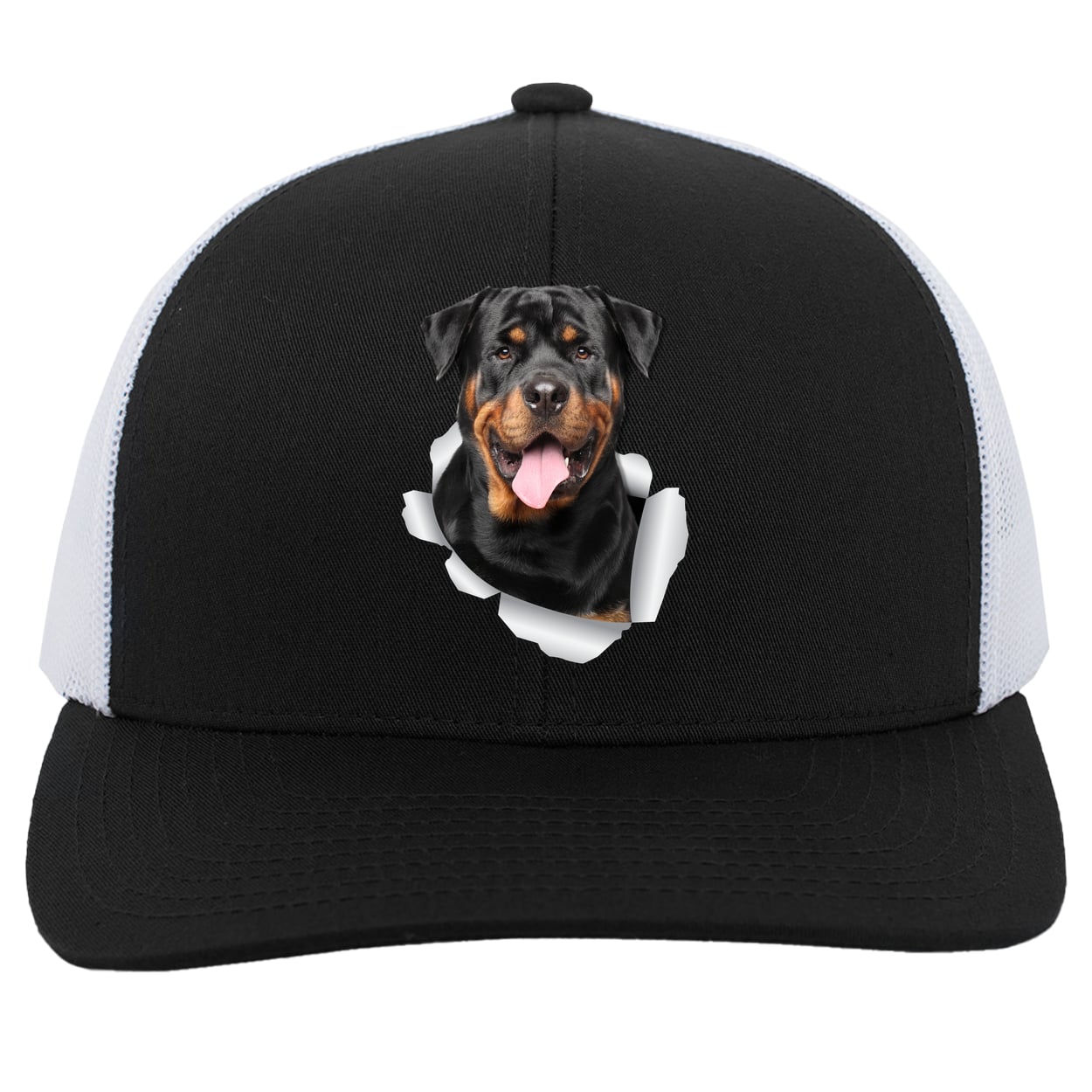 104C Trucker Snap Back - Black/White