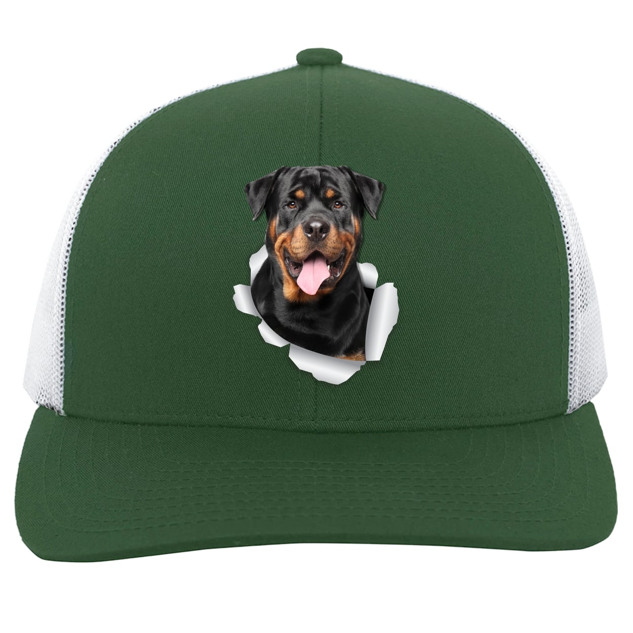 104C Trucker Snap Back - Dark Green/White