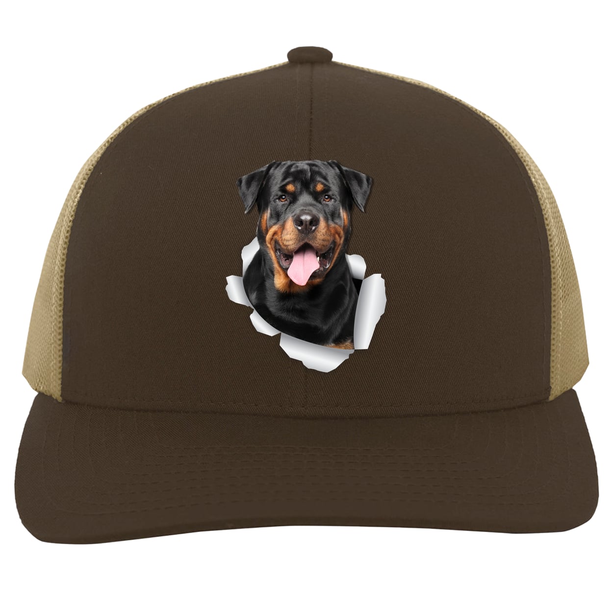 104C Trucker Snap Back - Brown/Khaki