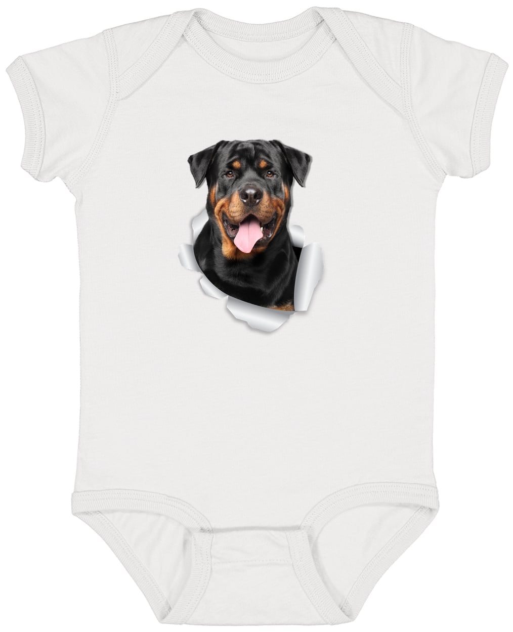 4424 Infant Fine Jersey Bodysuit - White