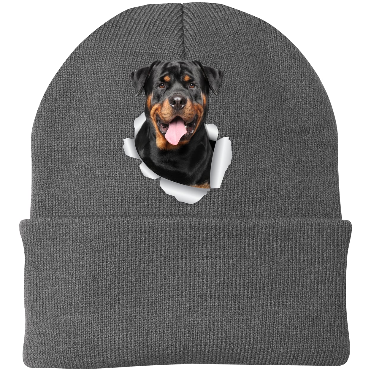 CP90 Port & Company Knit Beanie - Athletic Oxford