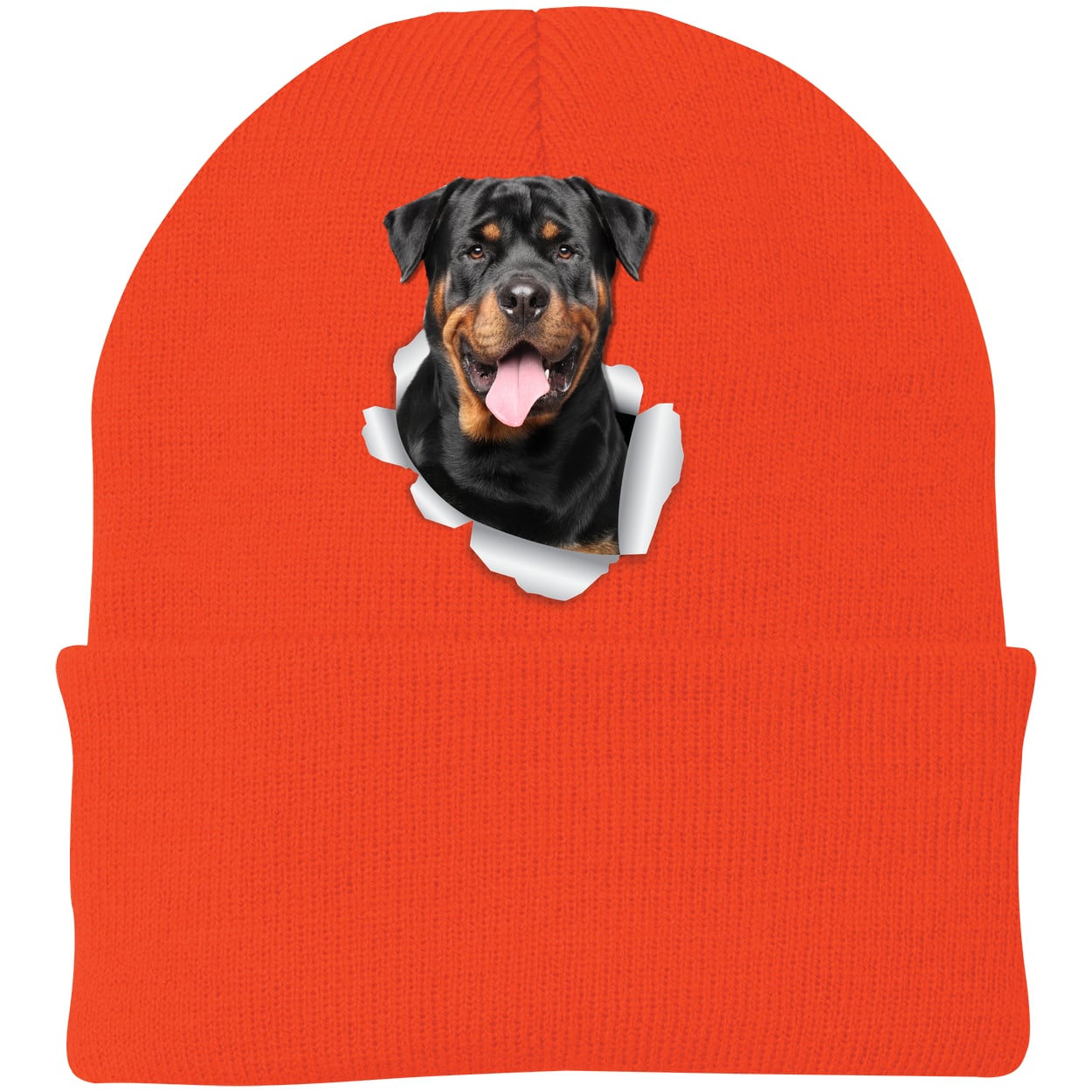 CP90 Port & Company Knit Beanie - Athletic Orange